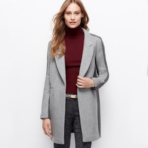 Ann Taylor Coat - Notch Collar Colorblock